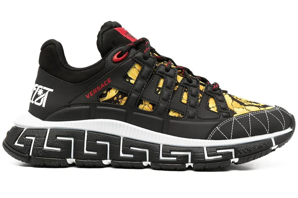 Versace Trigreca baroque-print sneakers