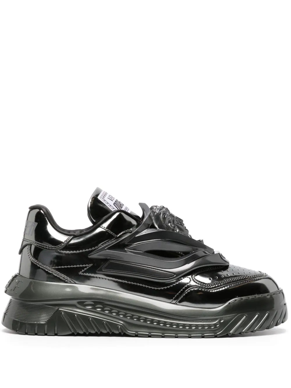 Versace Odissea metallic-effect sneakers